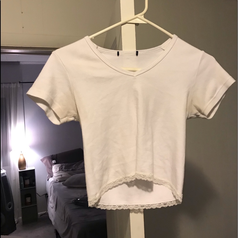 brandy melville cropped tee